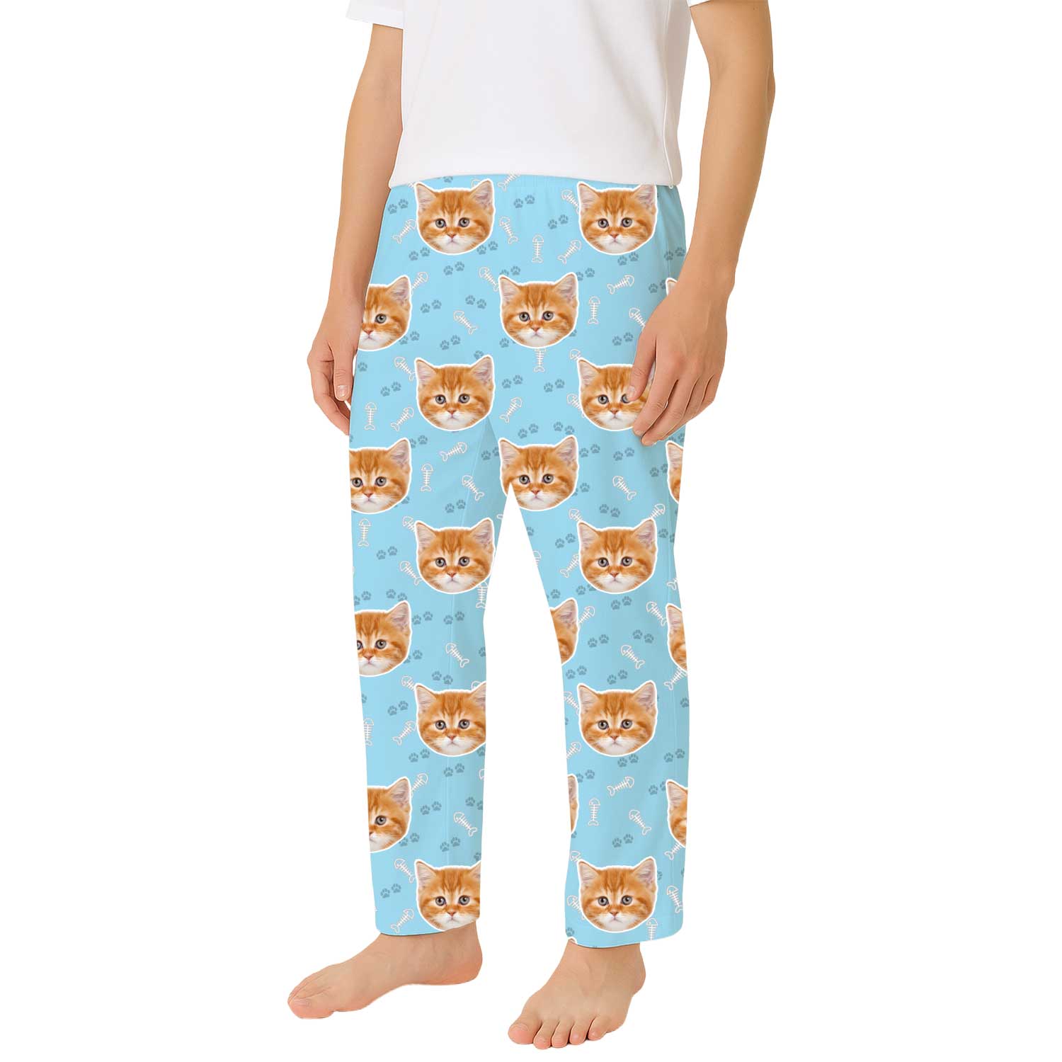 Your Cat Men's Personalised PJ Bottoms