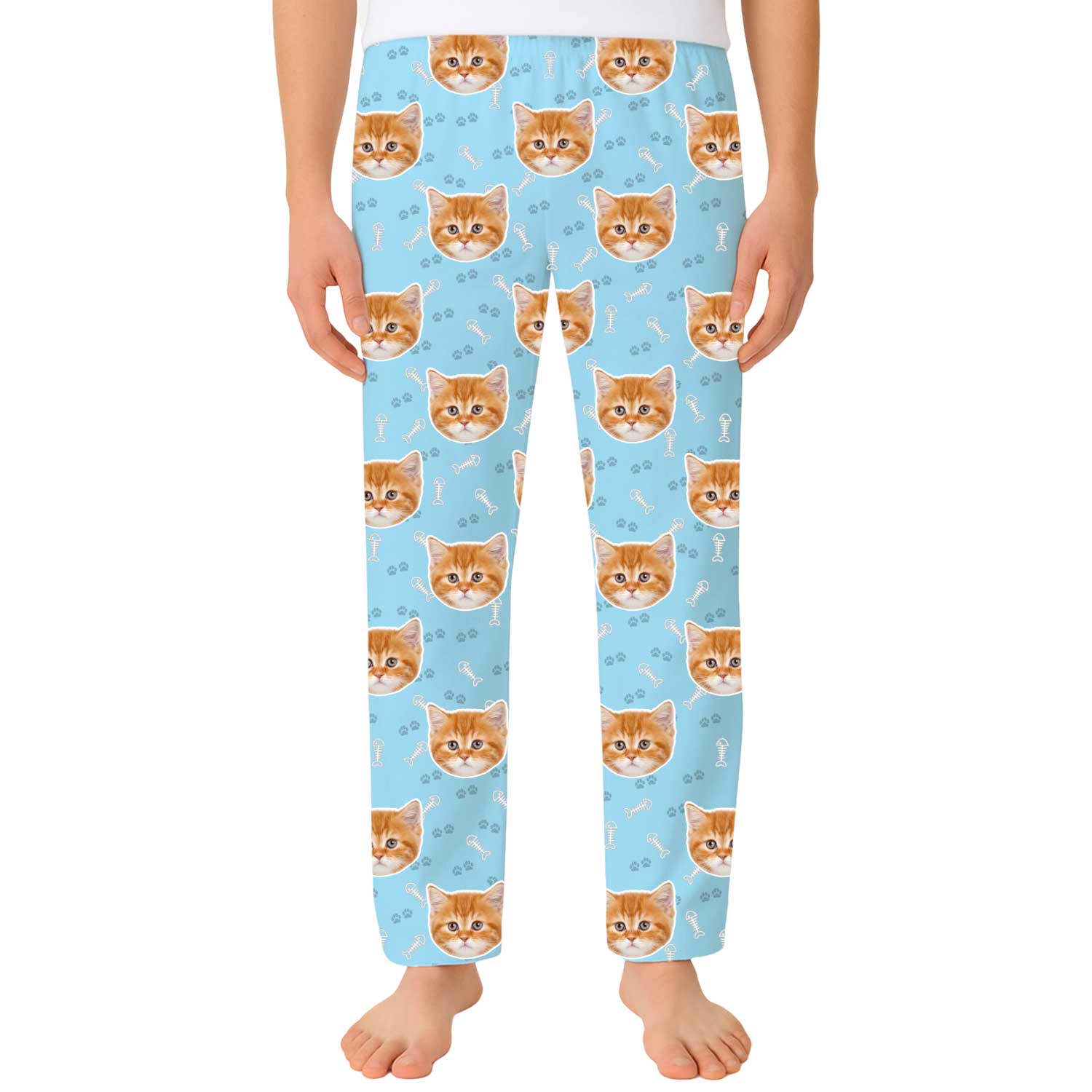Your Cat Men's Personalised PJ Bottoms