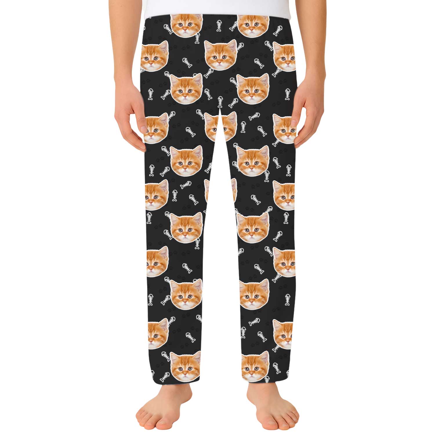 Your Cat Men's Personalised PJ Bottoms
