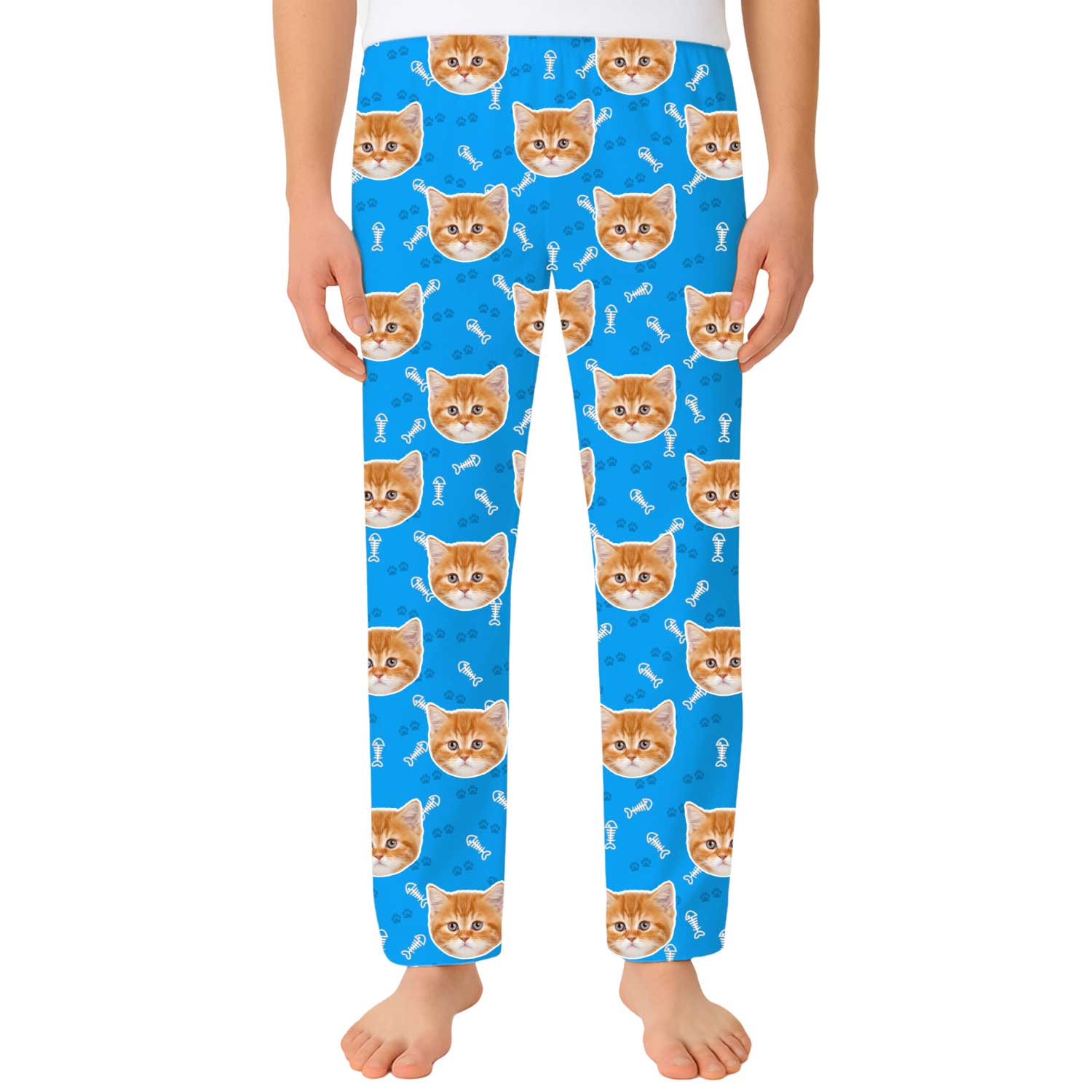 Your Cat Men's Personalised PJ Bottoms