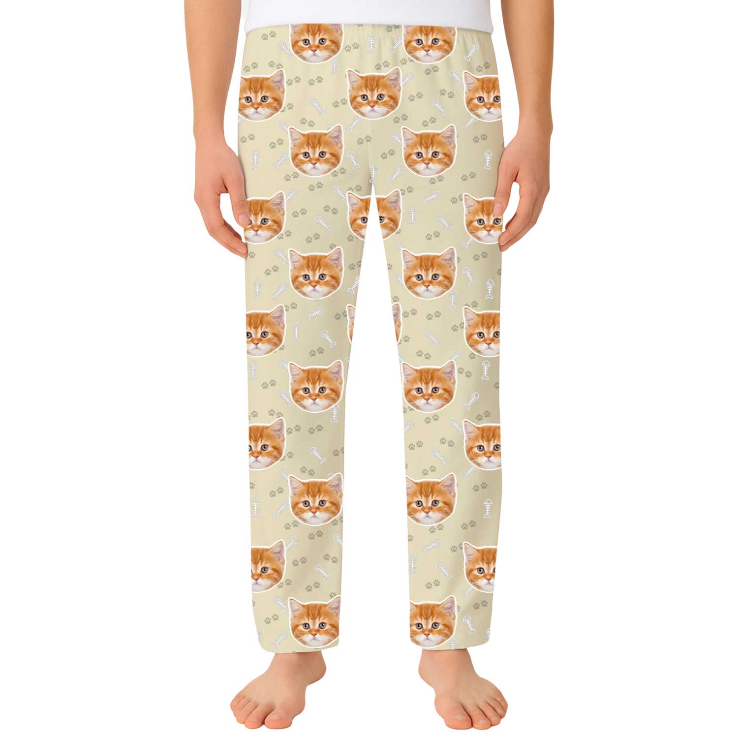 Your Cat Men's Personalised PJ Bottoms