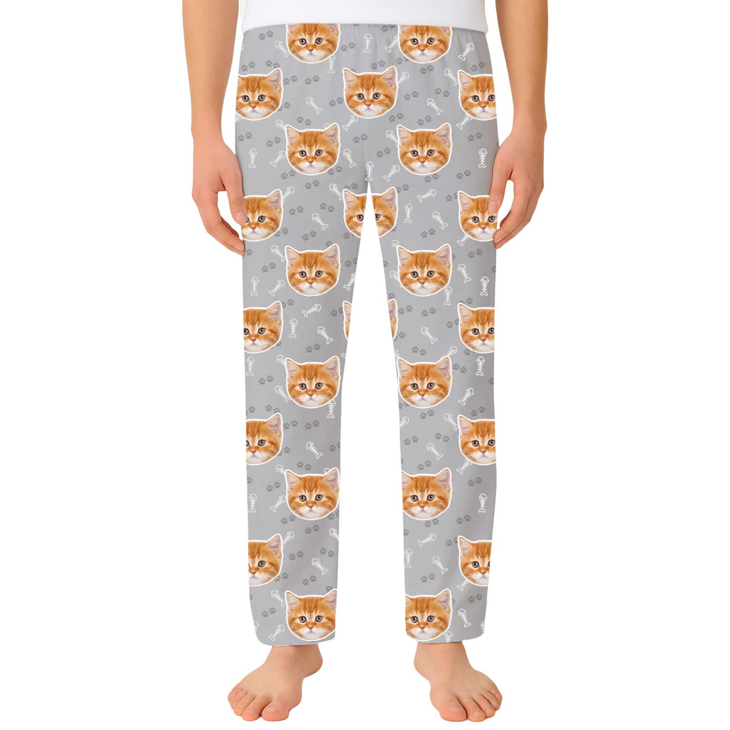 Your Cat Men's Personalised PJ Bottoms