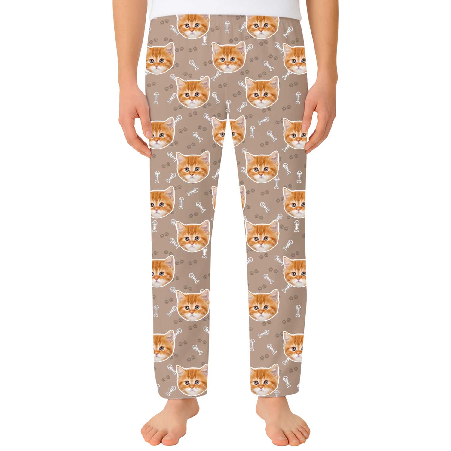 Your Cat Men's Personalised PJ Bottoms