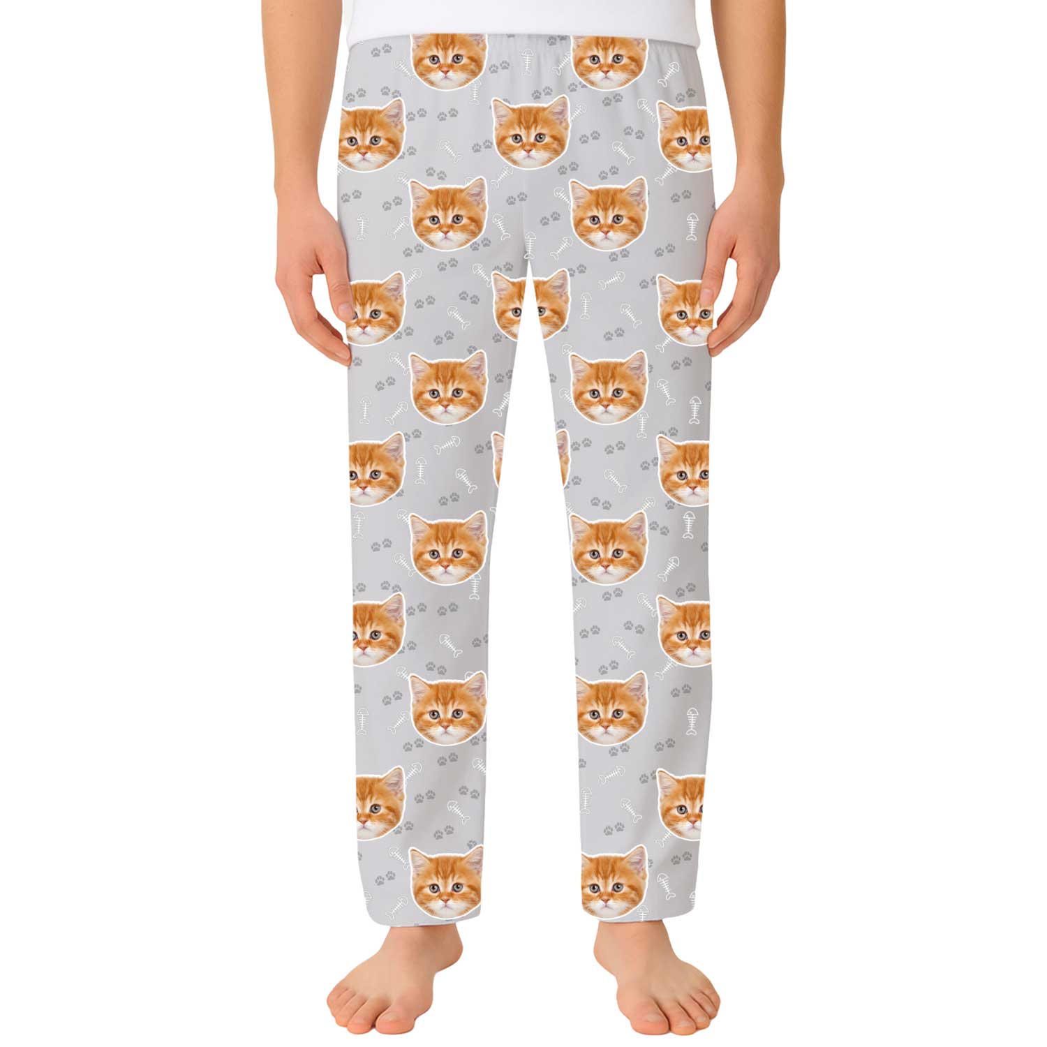 Your Cat Men's Personalised PJ Bottoms