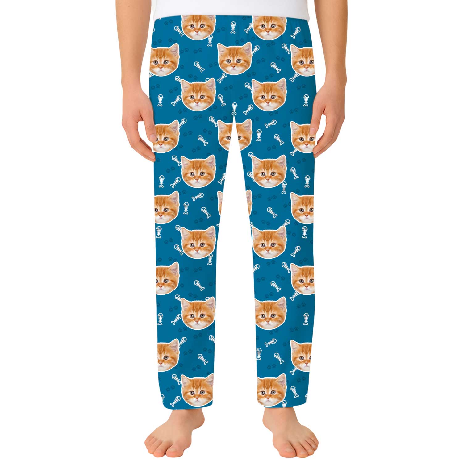 Your Cat Men's Personalised PJ Bottoms