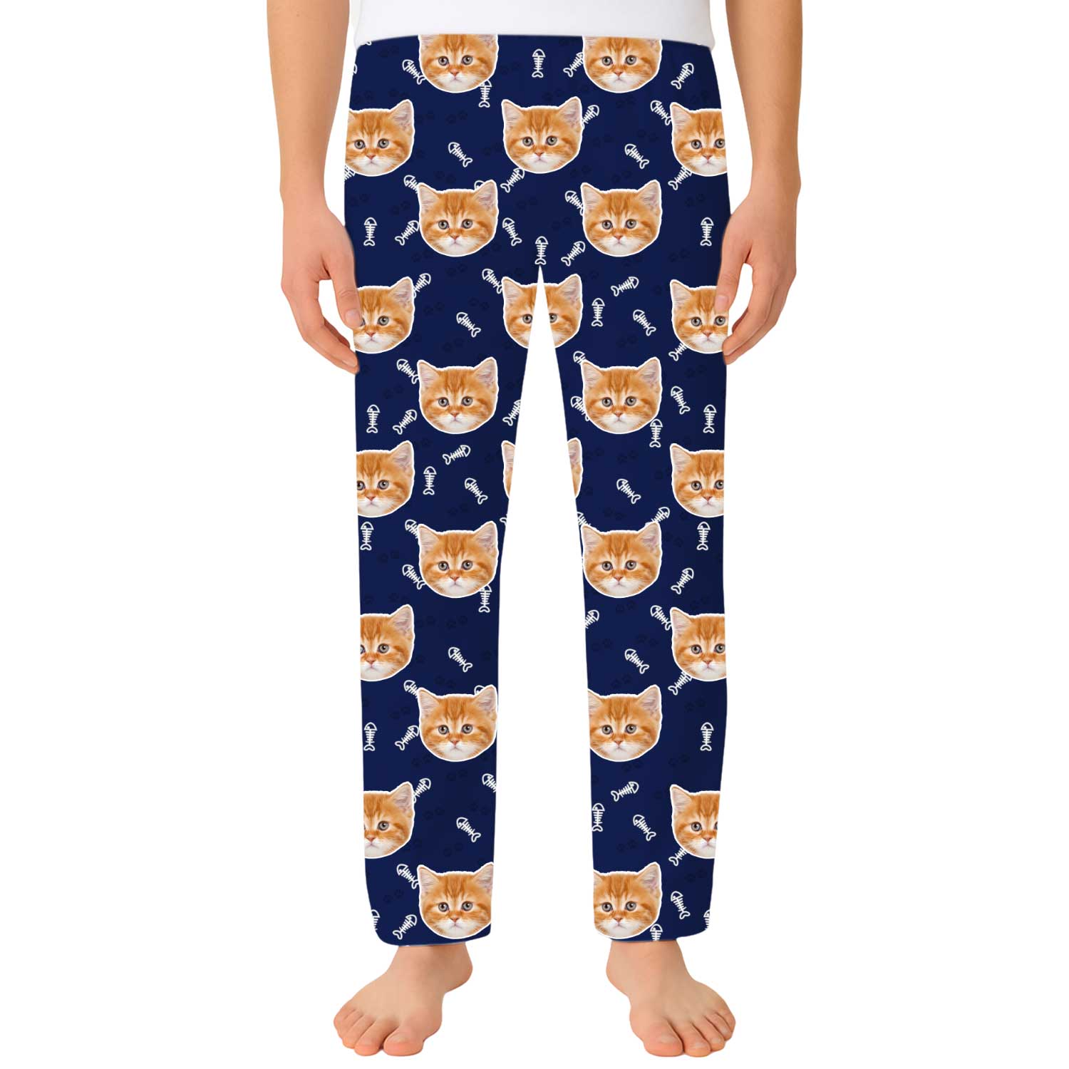 Your Cat Men's Personalised PJ Bottoms
