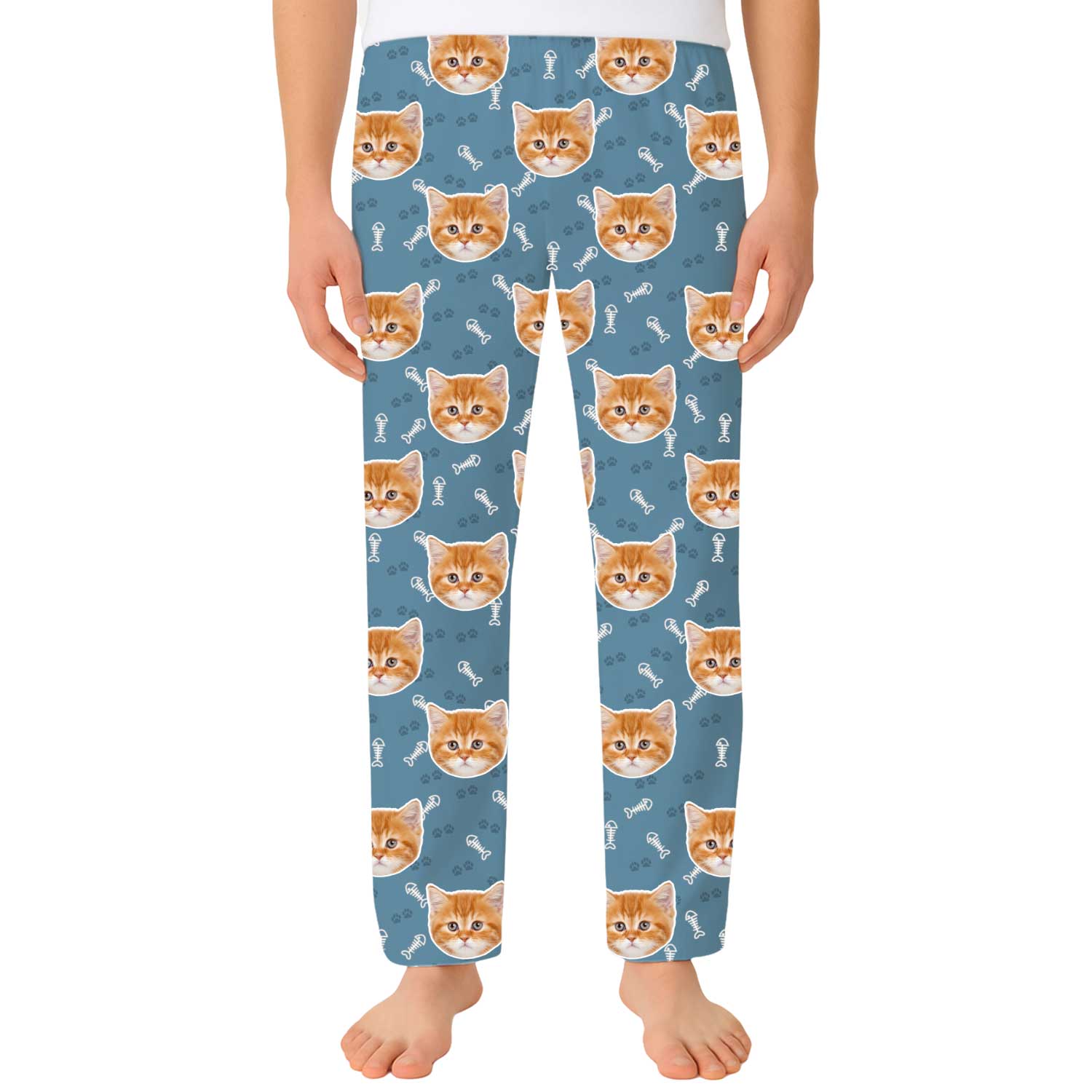 Your Cat Men's Personalised PJ Bottoms