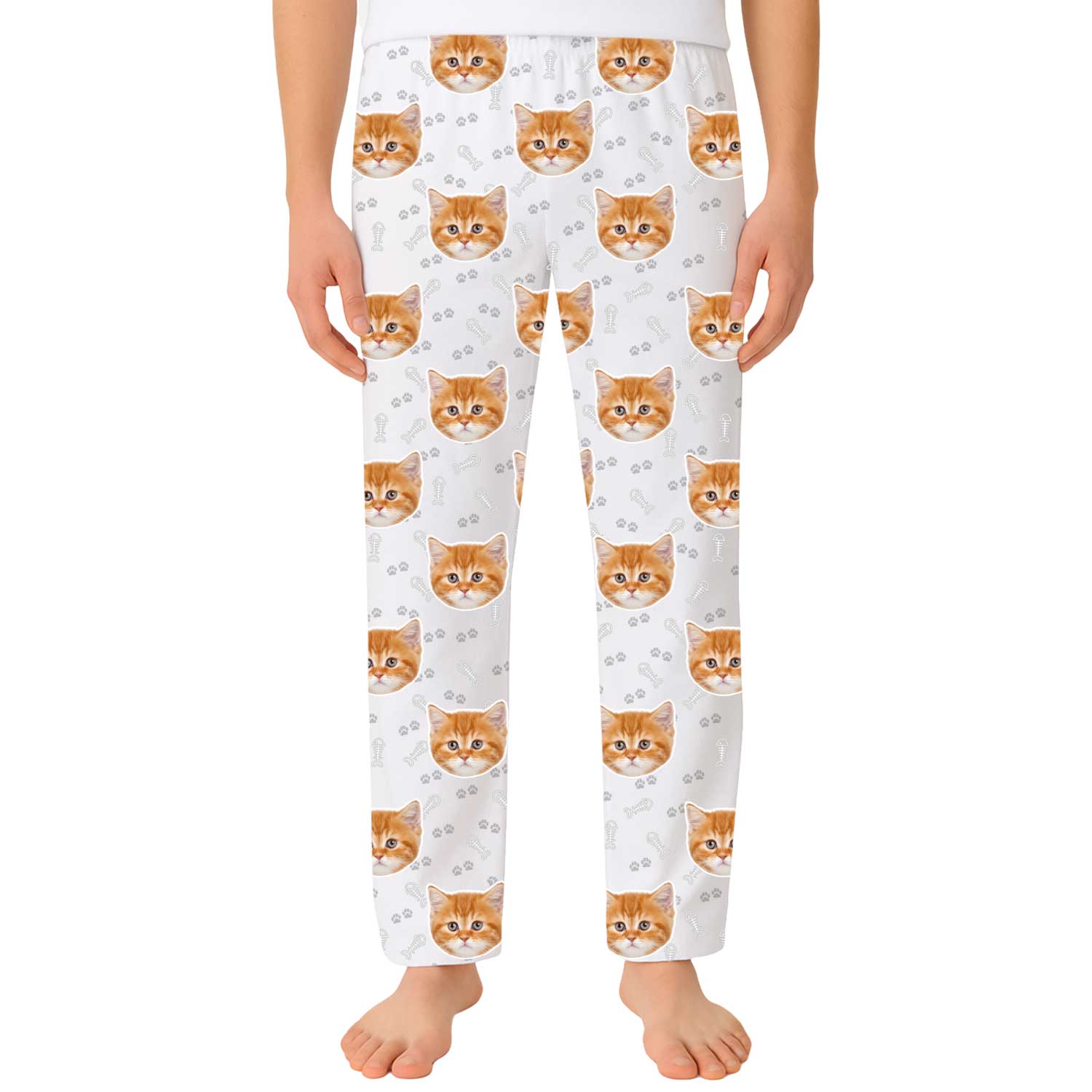 Your Cat Men's Personalised PJ Bottoms