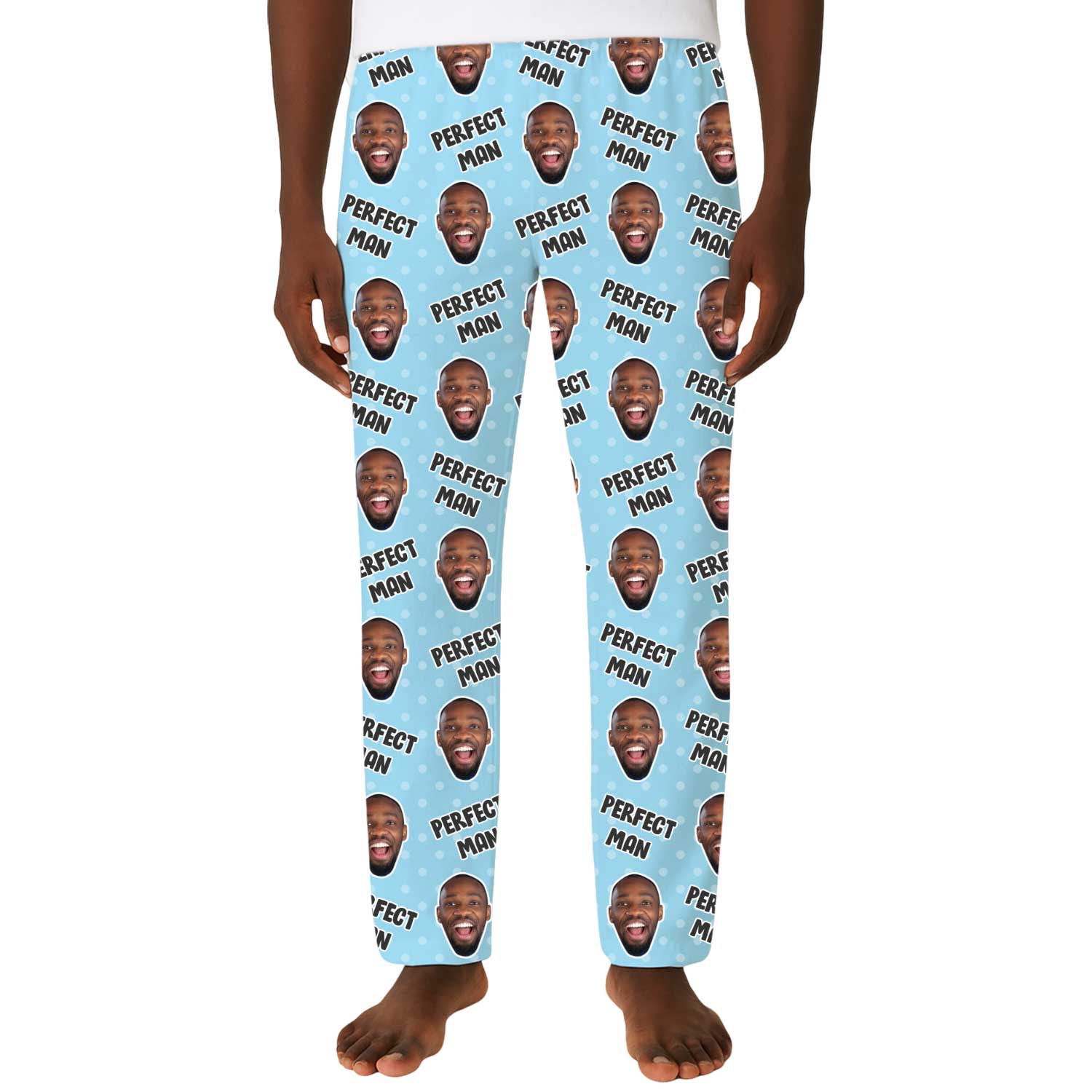 Men's Perfect Man Personalised PJ Bottoms