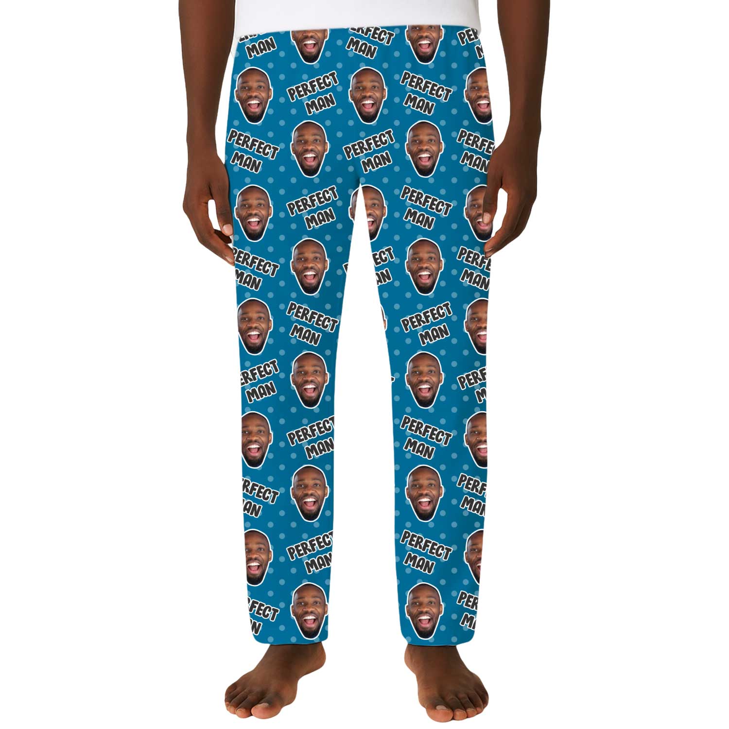 Men's Perfect Man Personalised PJ Bottoms