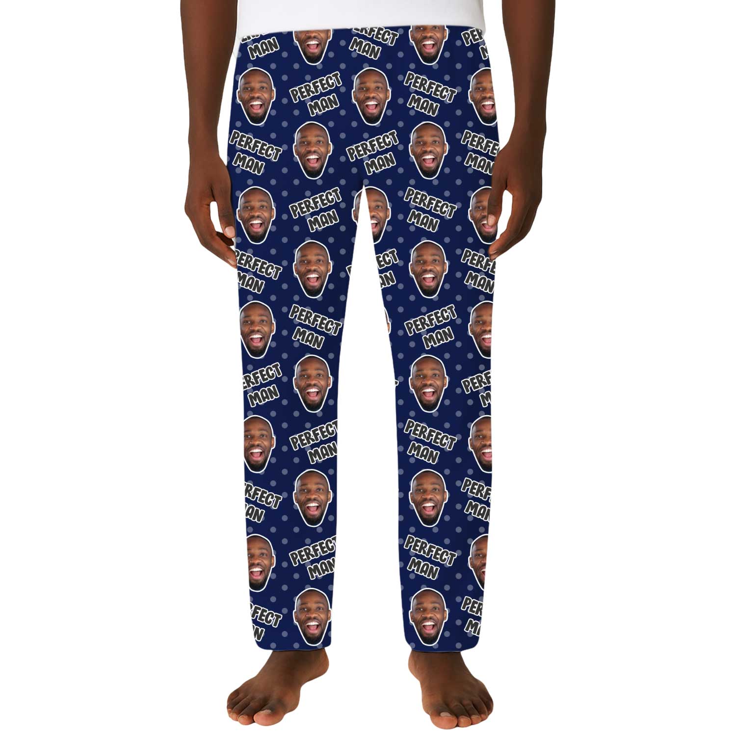 Men's Perfect Man Personalised PJ Bottoms