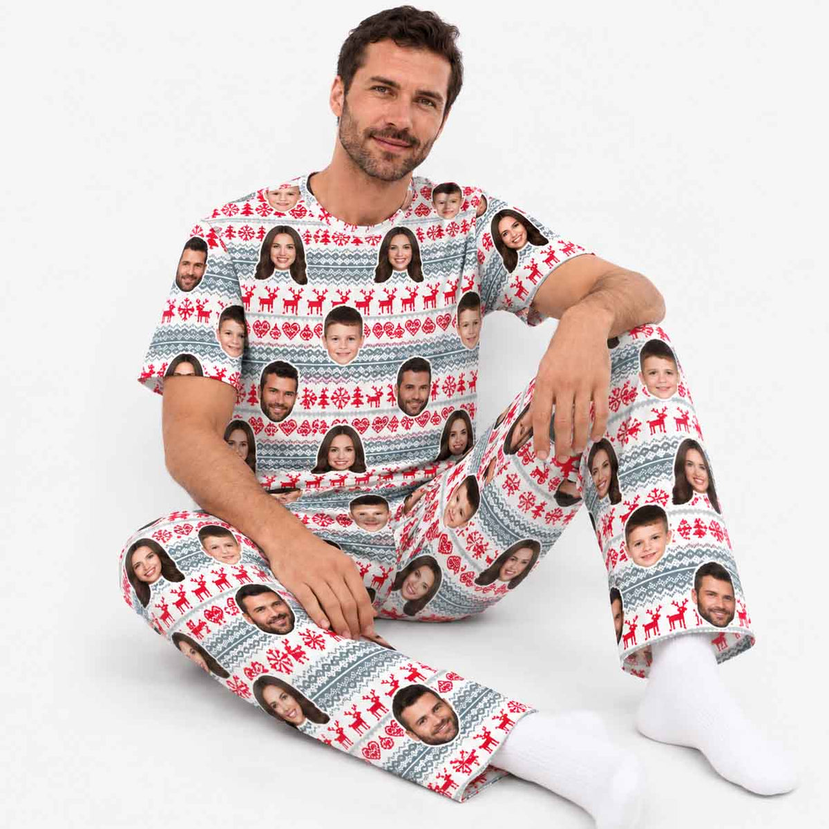 Men's Nordic Christmas Pyjamas - Trouser Set