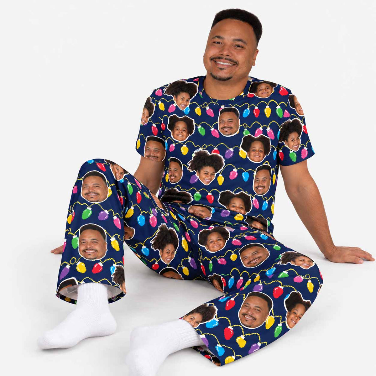 Men's Christmas Lights Pyjamas - Trouser Set