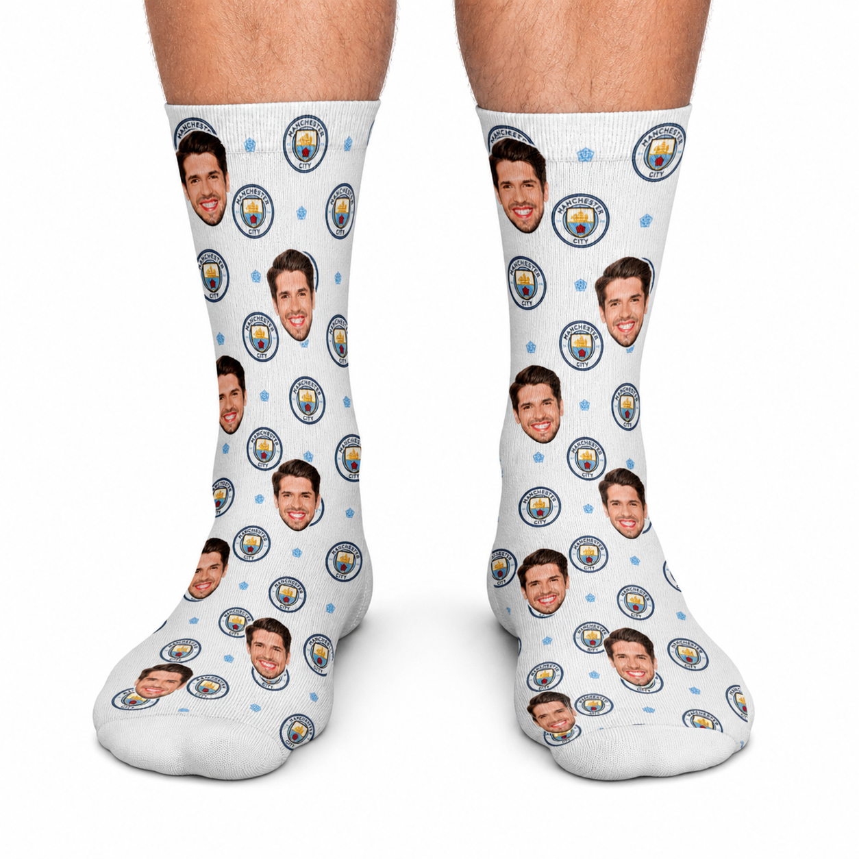 Man City Crest Socks