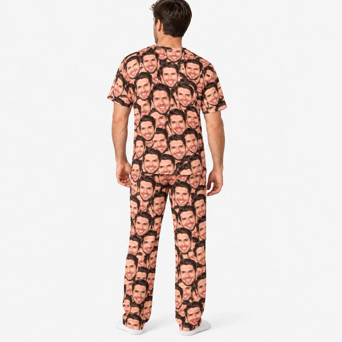 Men's Face Mash Pyjamas - Trouser Set
