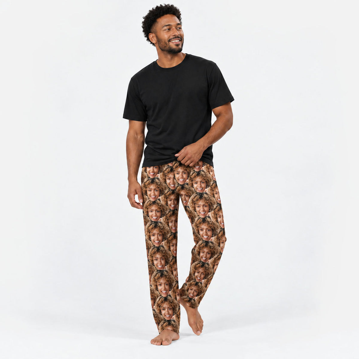 Men's Face Mash Pyjama Bottoms
