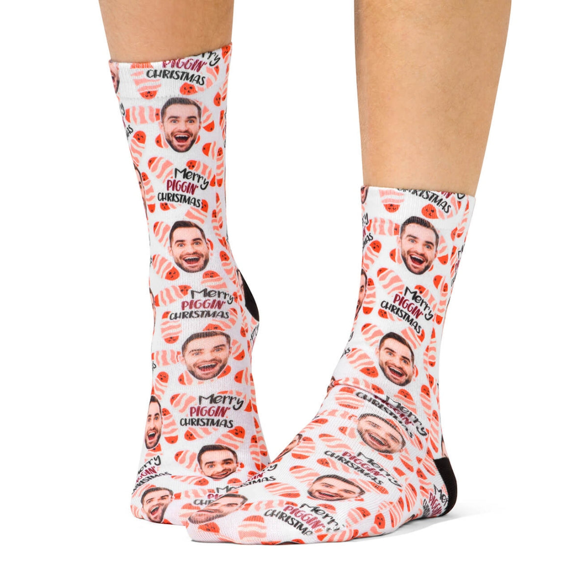 Merry Piggin' Christmas Socks