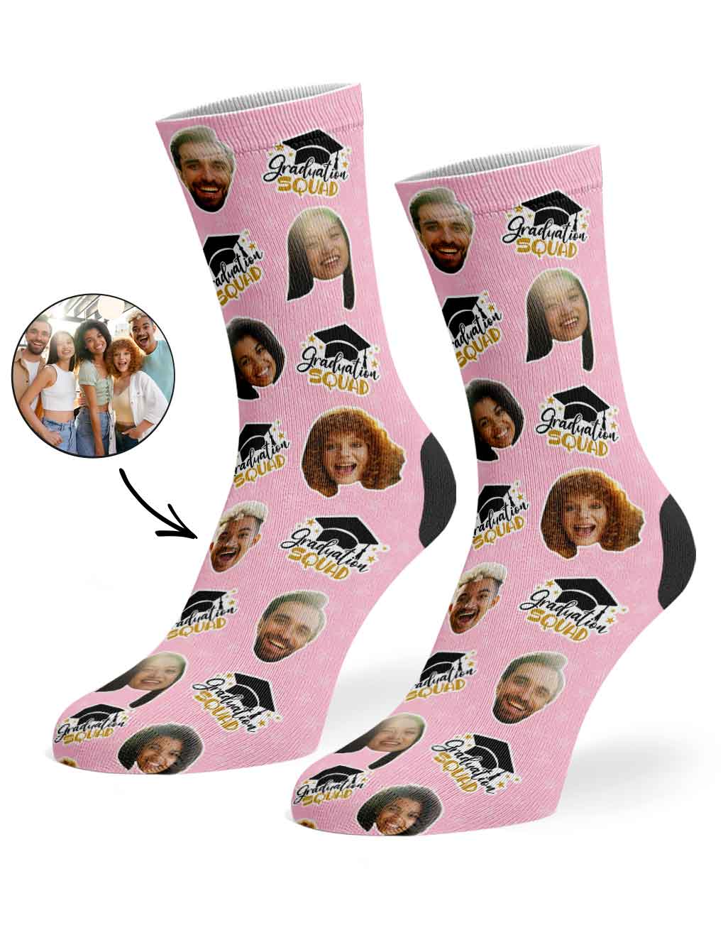 The Whole Graduation Squad Socks