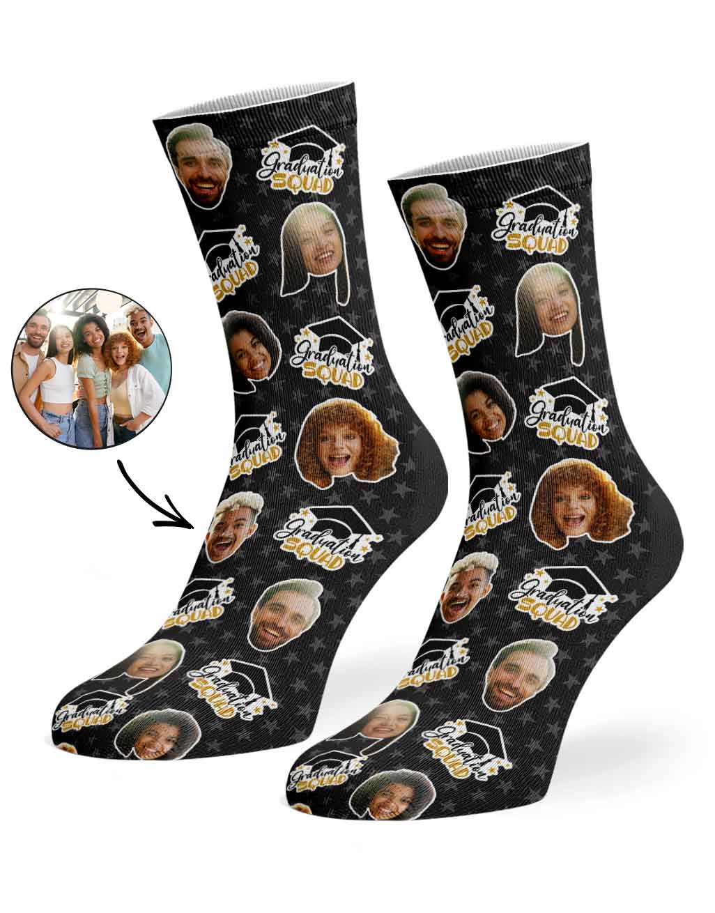 The Whole Graduation Squad Socks