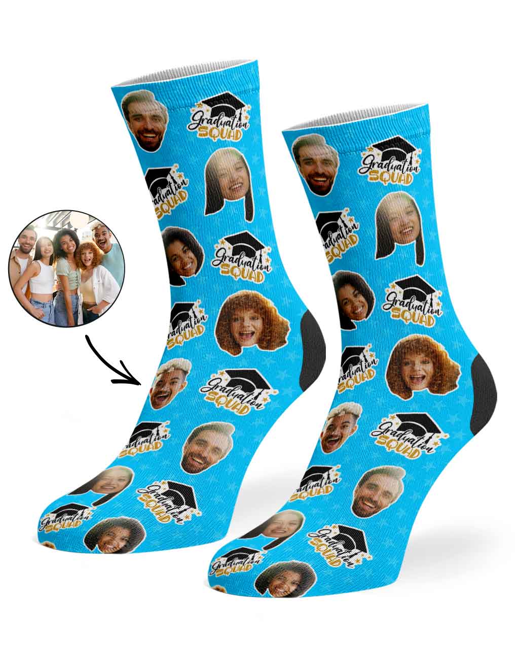 The Whole Graduation Squad Socks