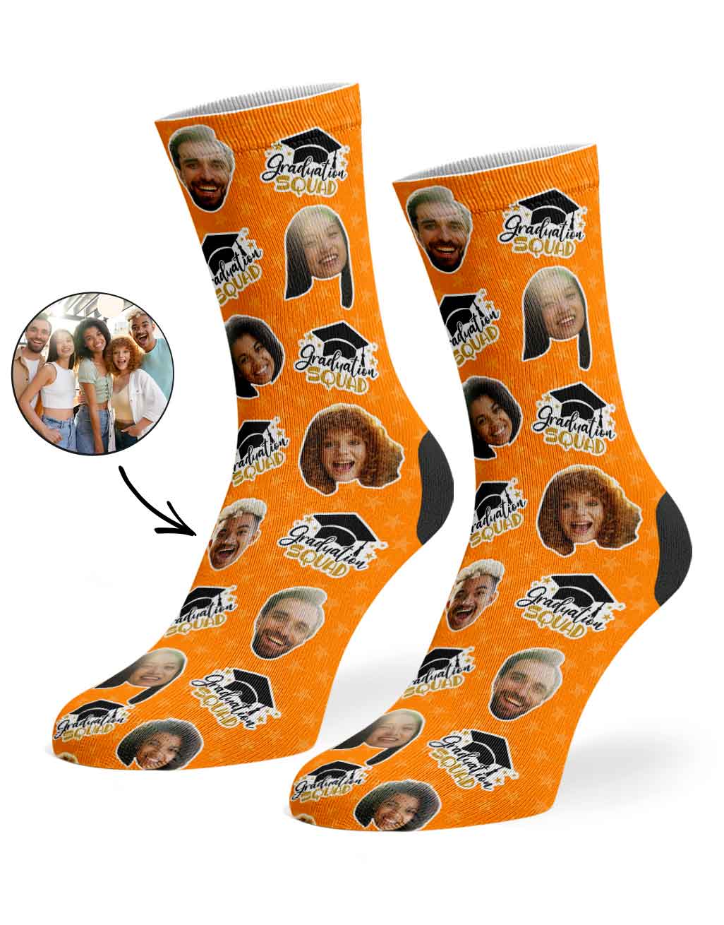The Whole Graduation Squad Socks
