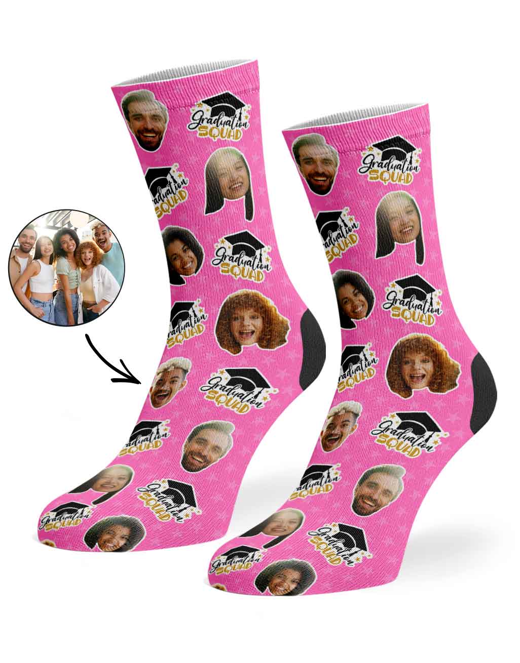 The Whole Graduation Squad Socks