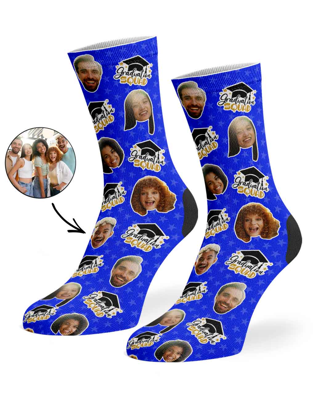 The Whole Graduation Squad Socks