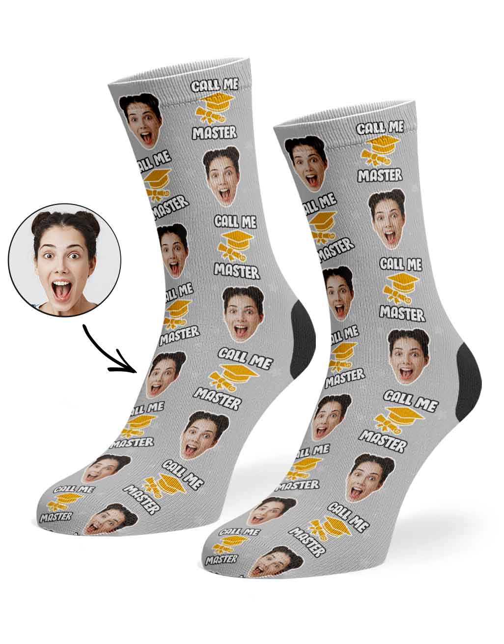 Call Me Master Graduation Socks