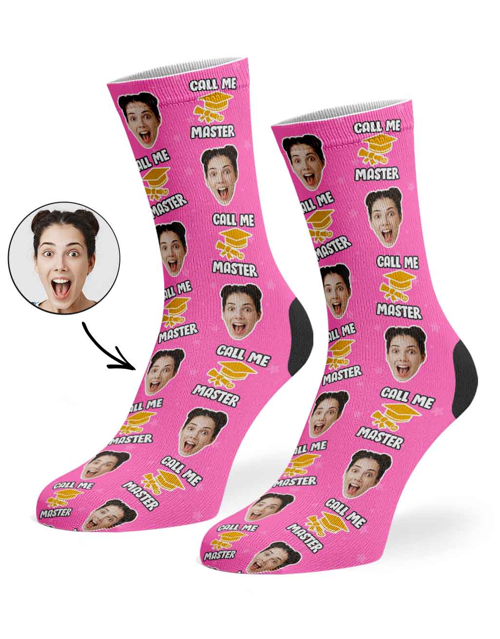 Call Me Master Graduation Socks
