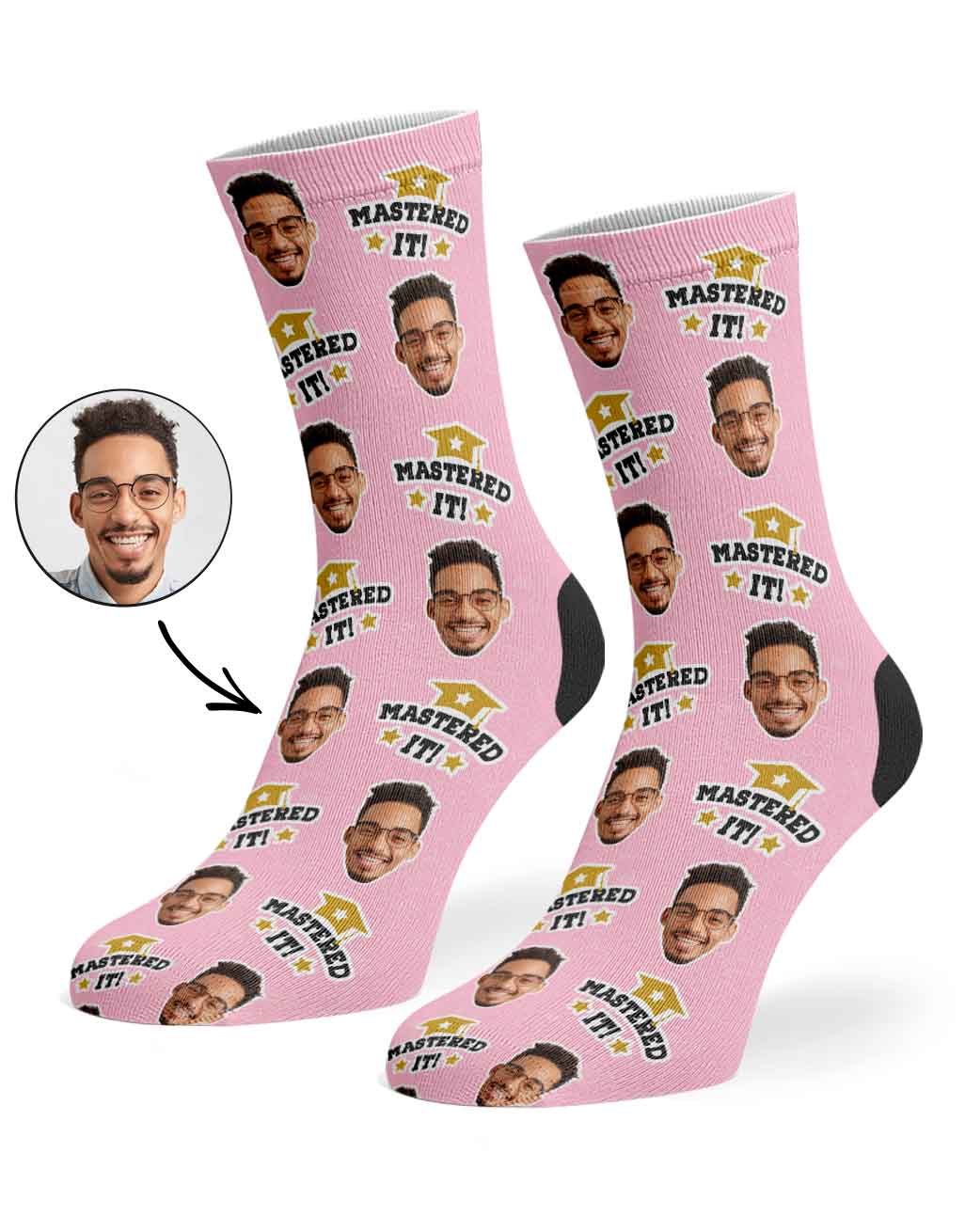 Mastered It! Graduation Socks
