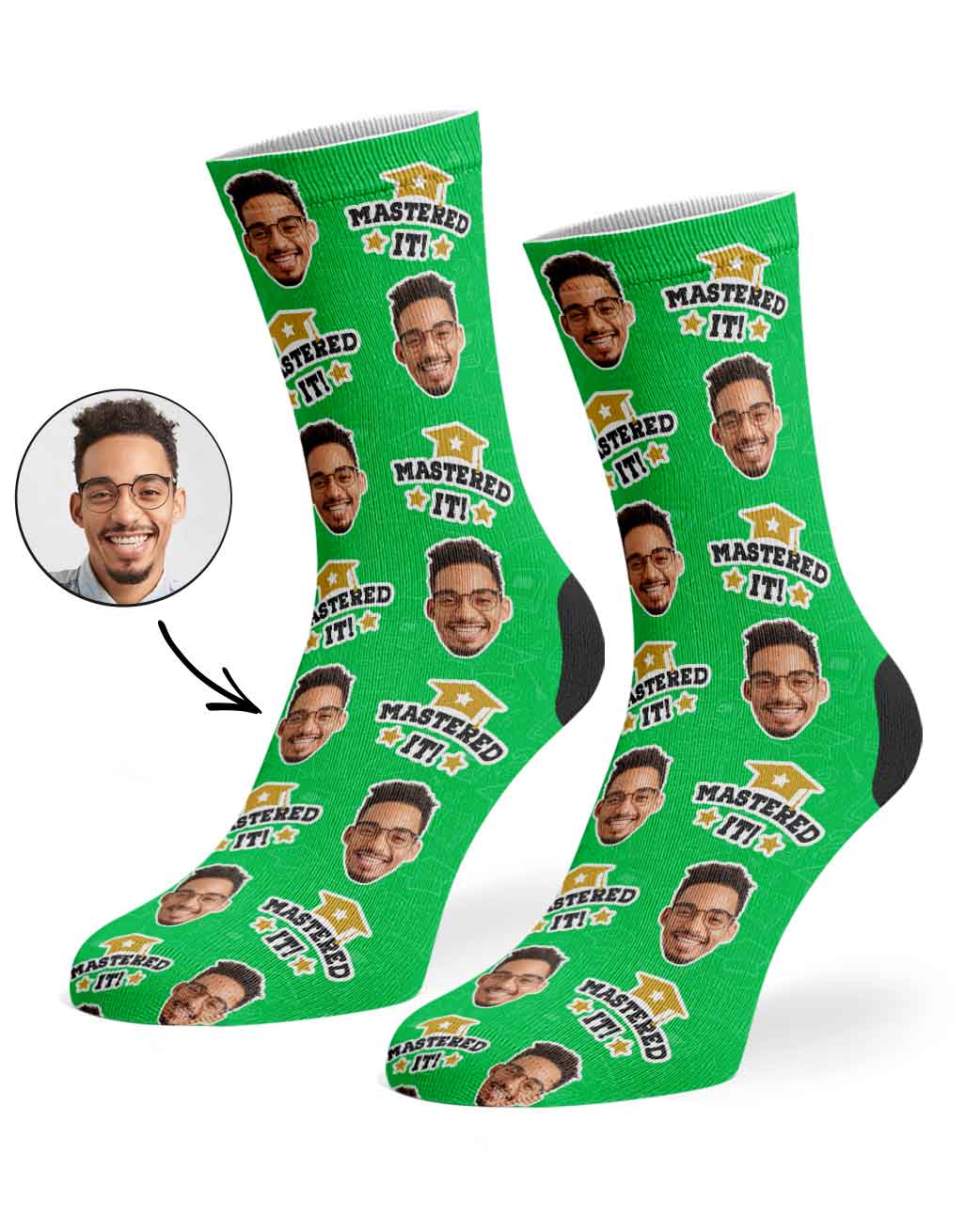 Mastered It! Graduation Socks