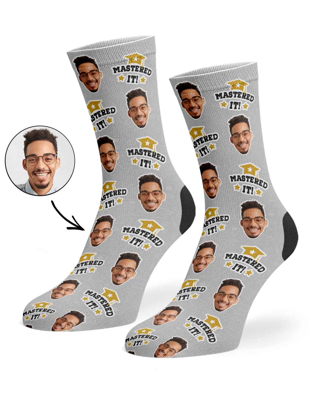 Mastered It! Graduation Socks