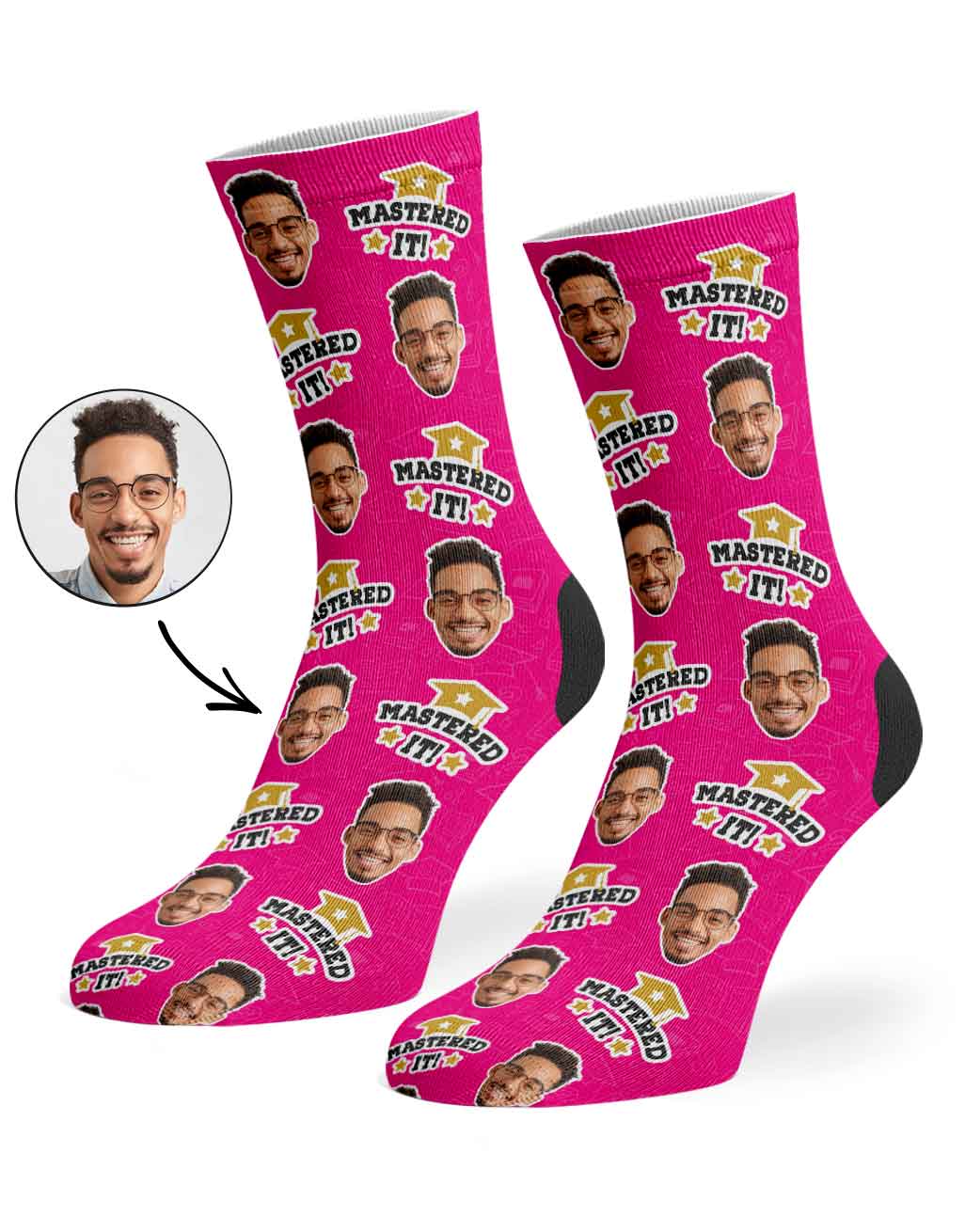 Mastered It! Graduation Socks