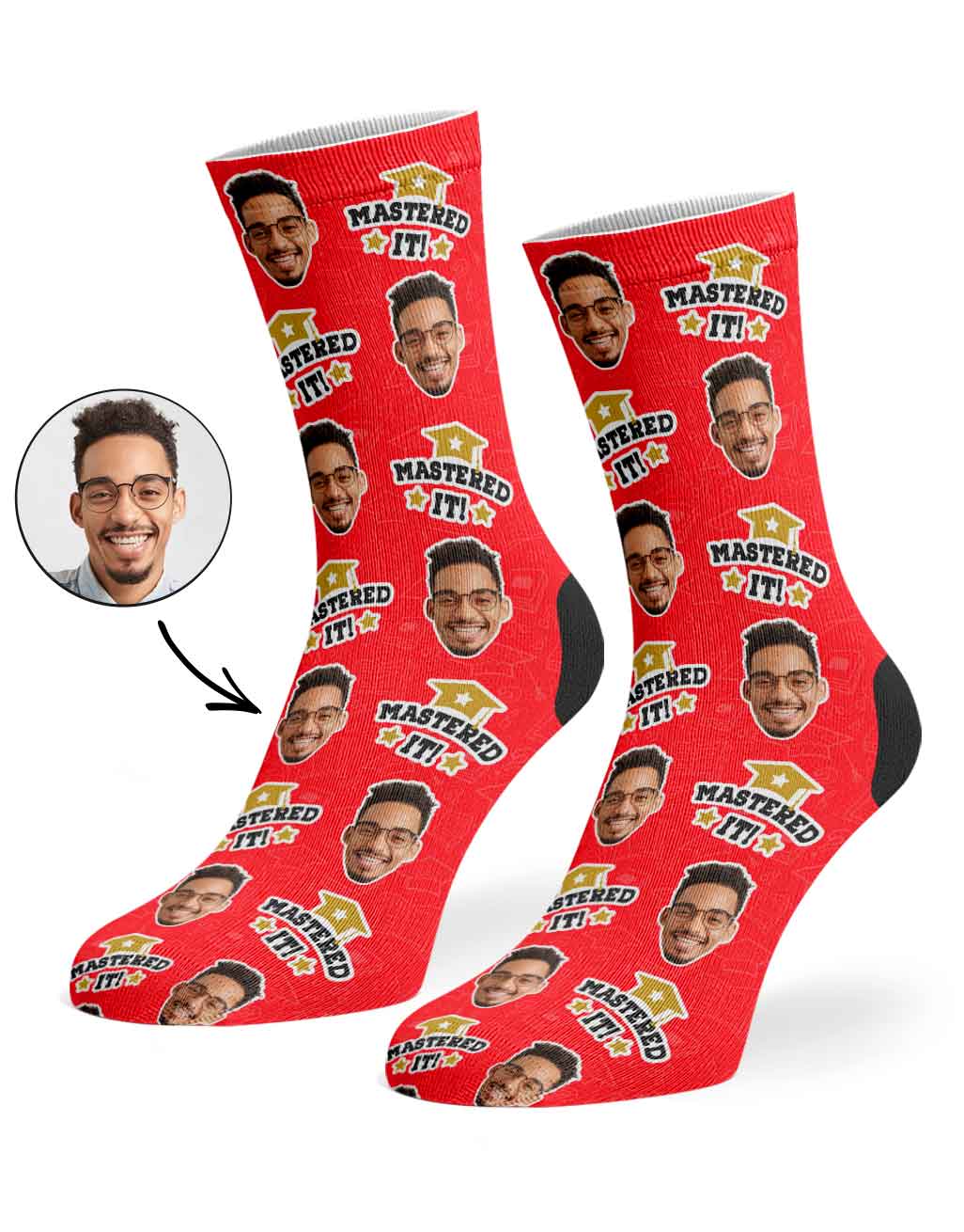 Mastered It! Graduation Socks