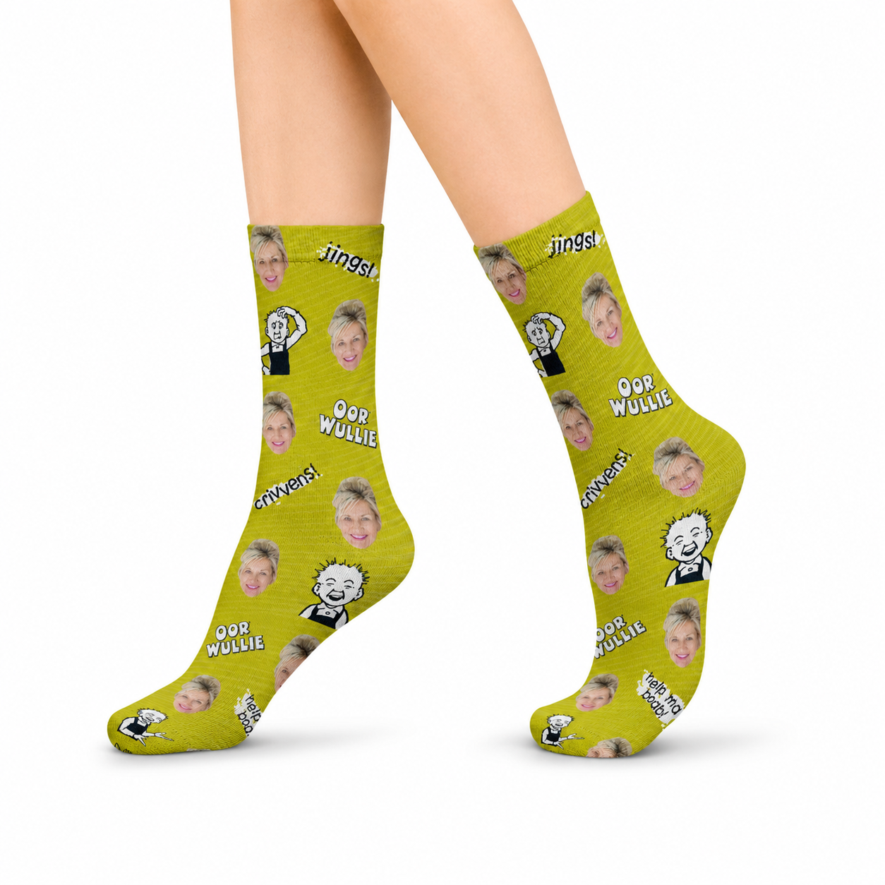 Oor Wullie Phrase Socks