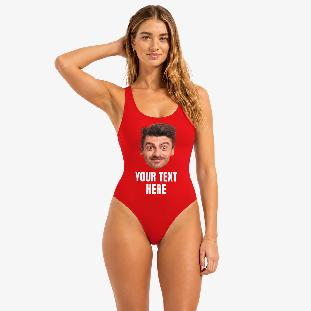 Personalised Swimsuit With *Face & Text*