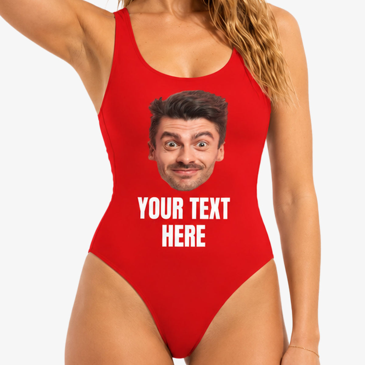 Personalised Swimsuit With *Face & Text*