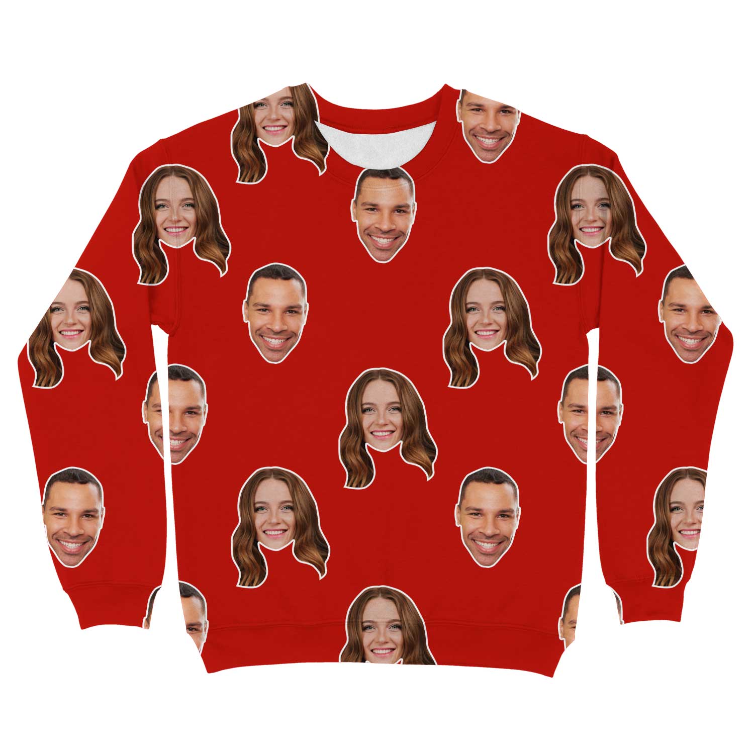 Couples Face Sweatshirt