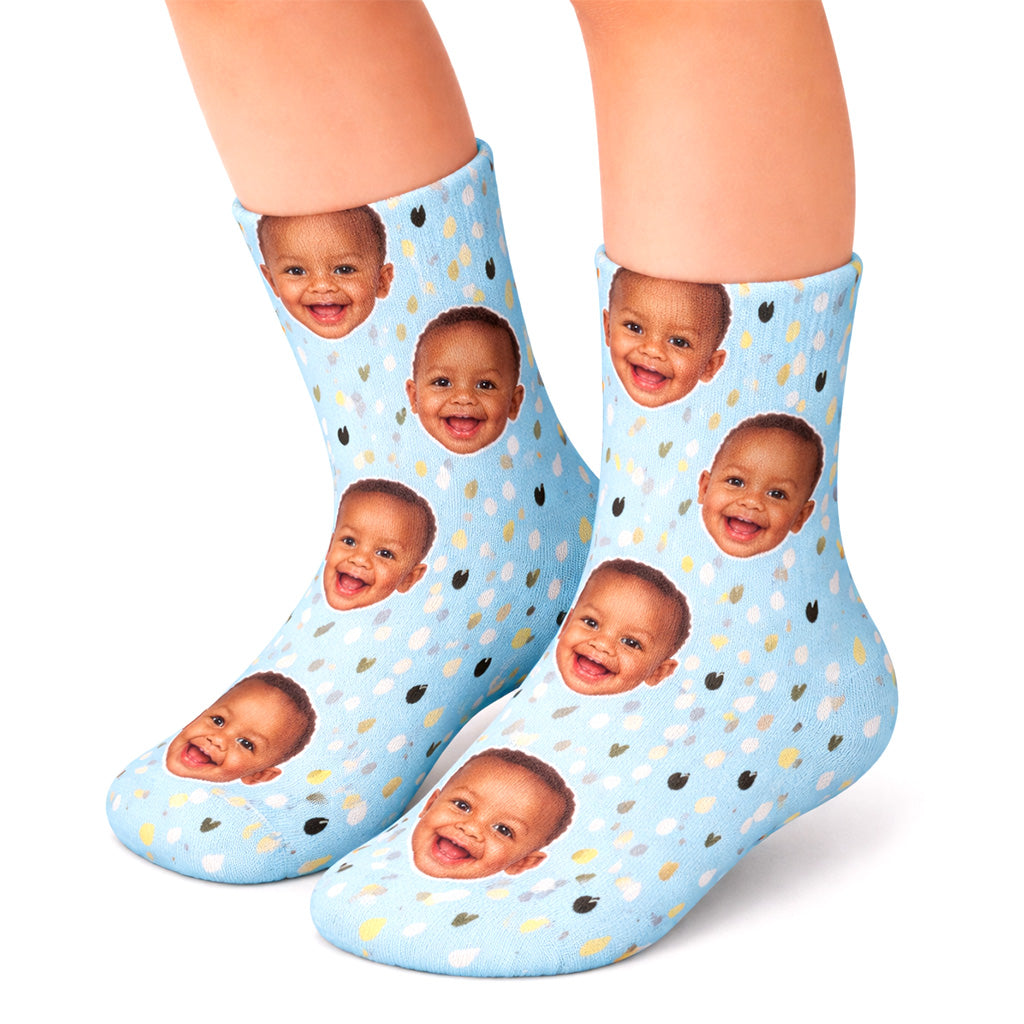 Raindrops Pattern Kids Socks