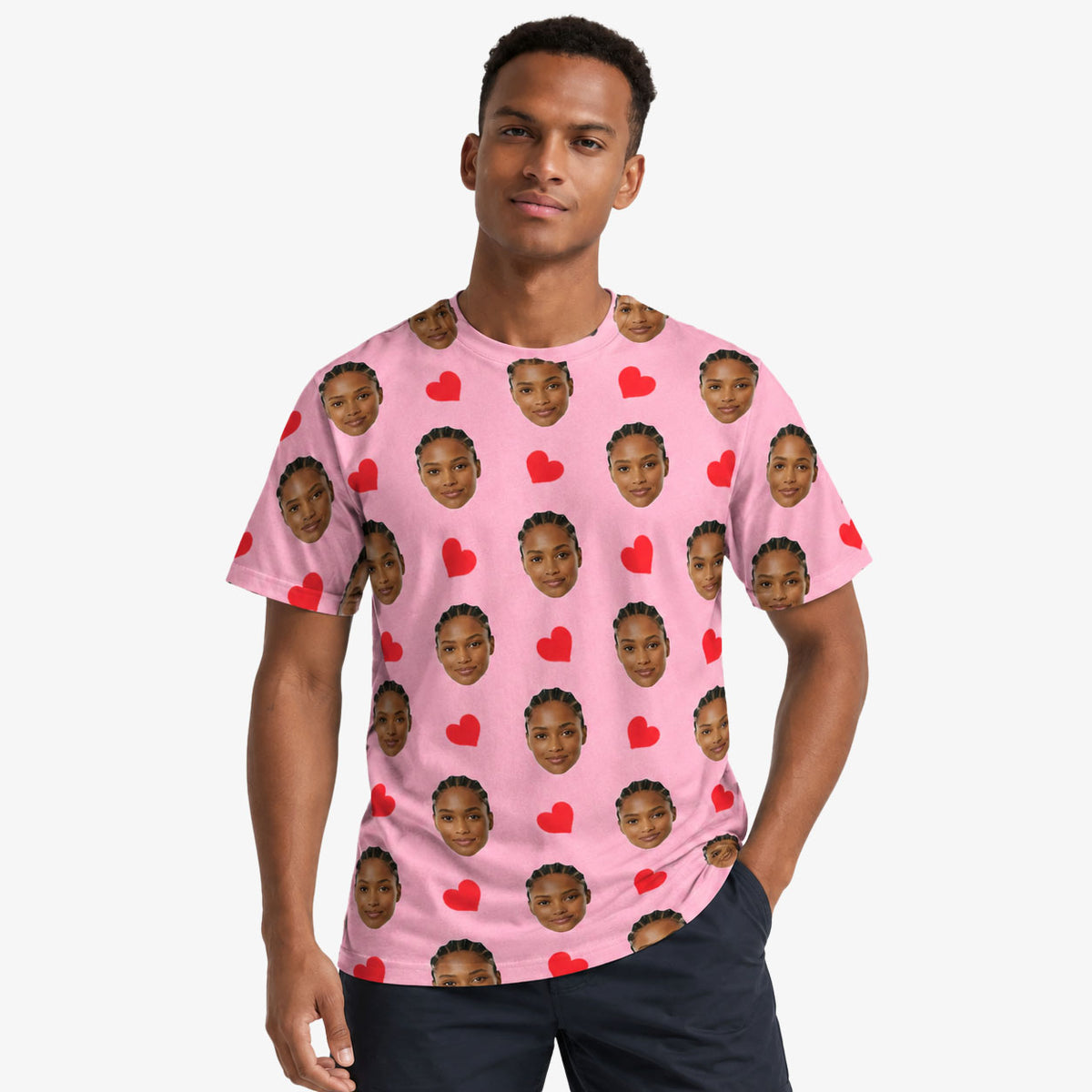 Red Hearts Custom T-Shirt