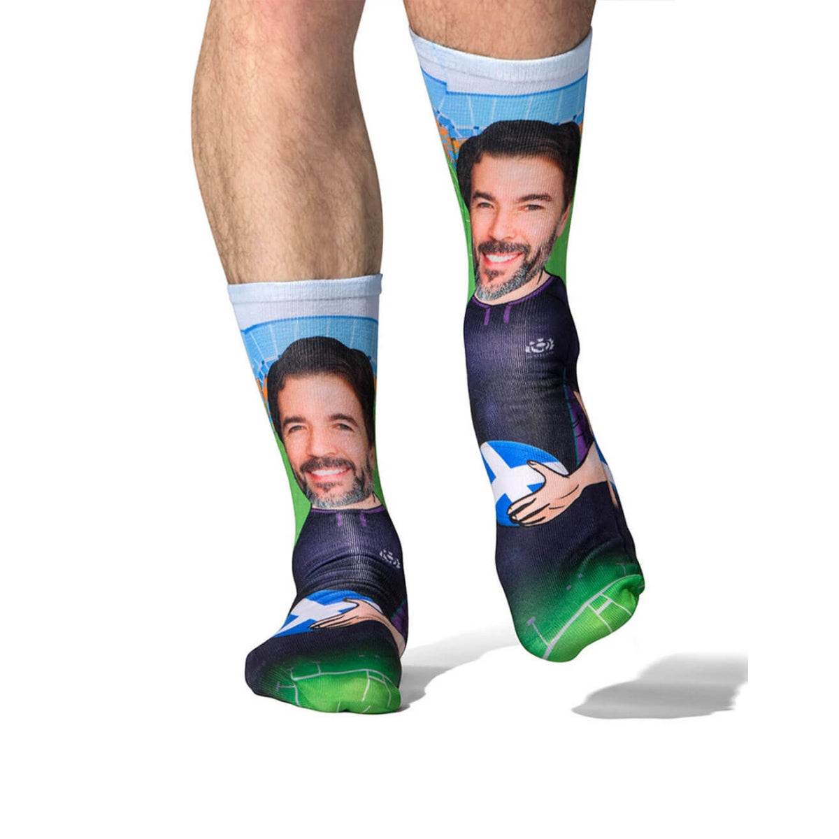 Rugby Player Scotland Socks