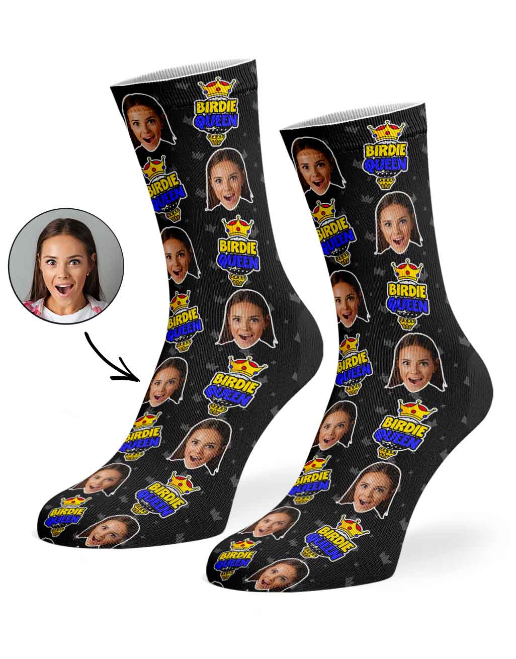 Birdie Queen Socks