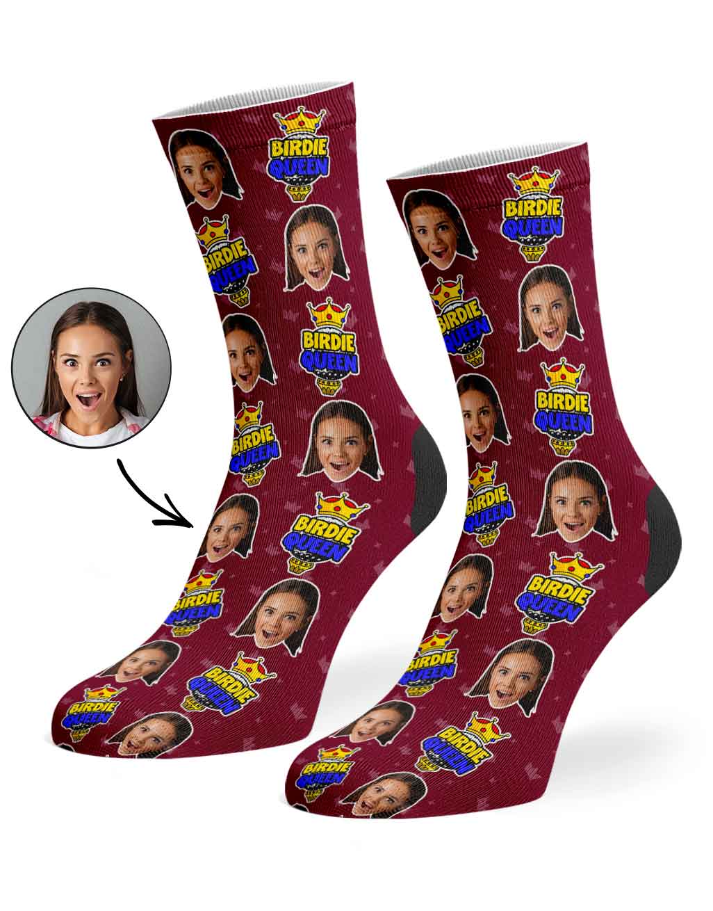 Birdie Queen Socks