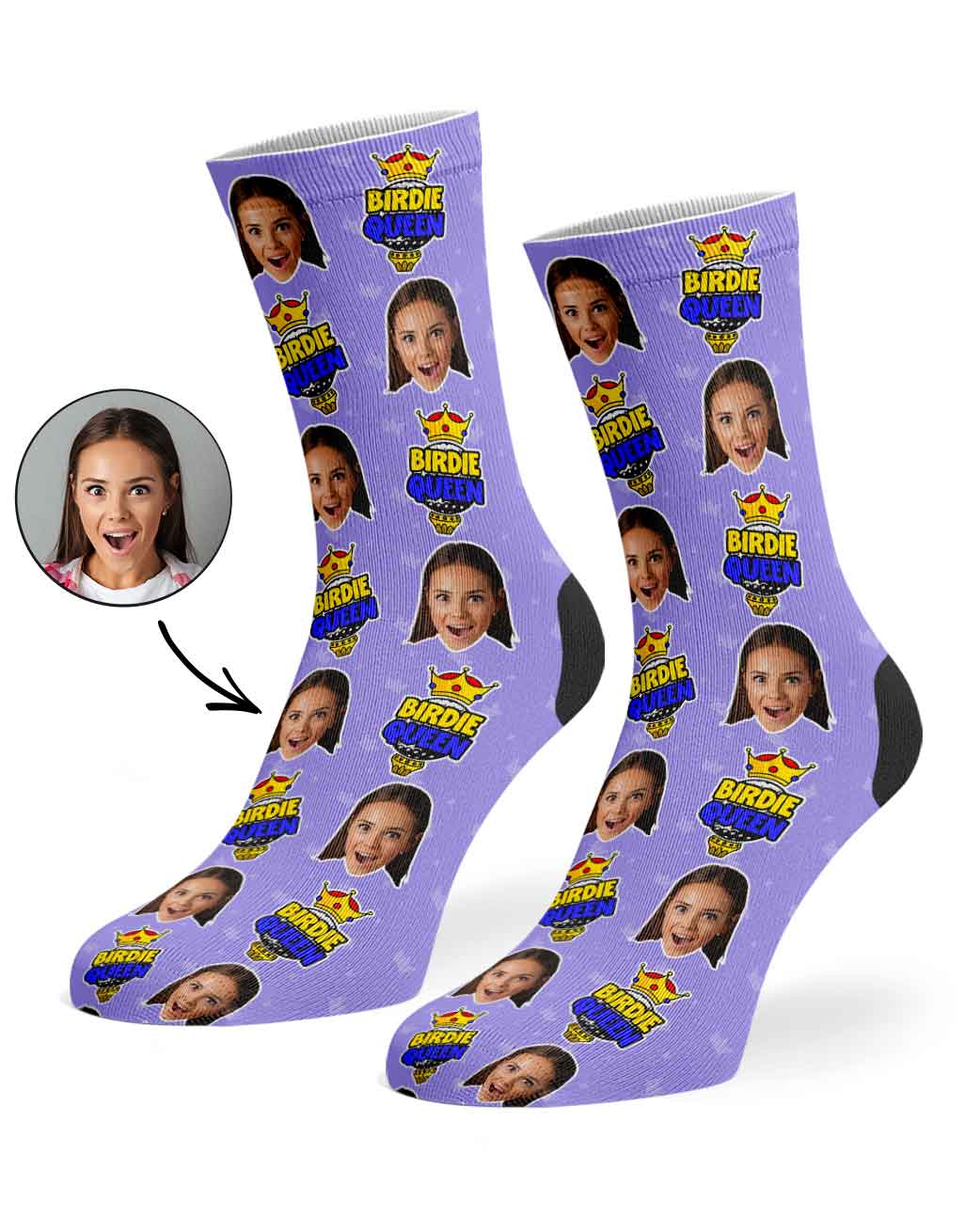 Birdie Queen Socks