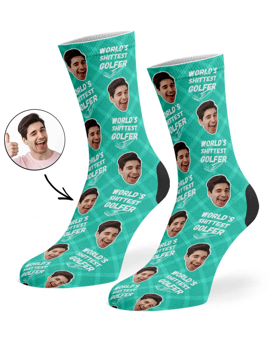 World's Sh*ttest Golfer Socks