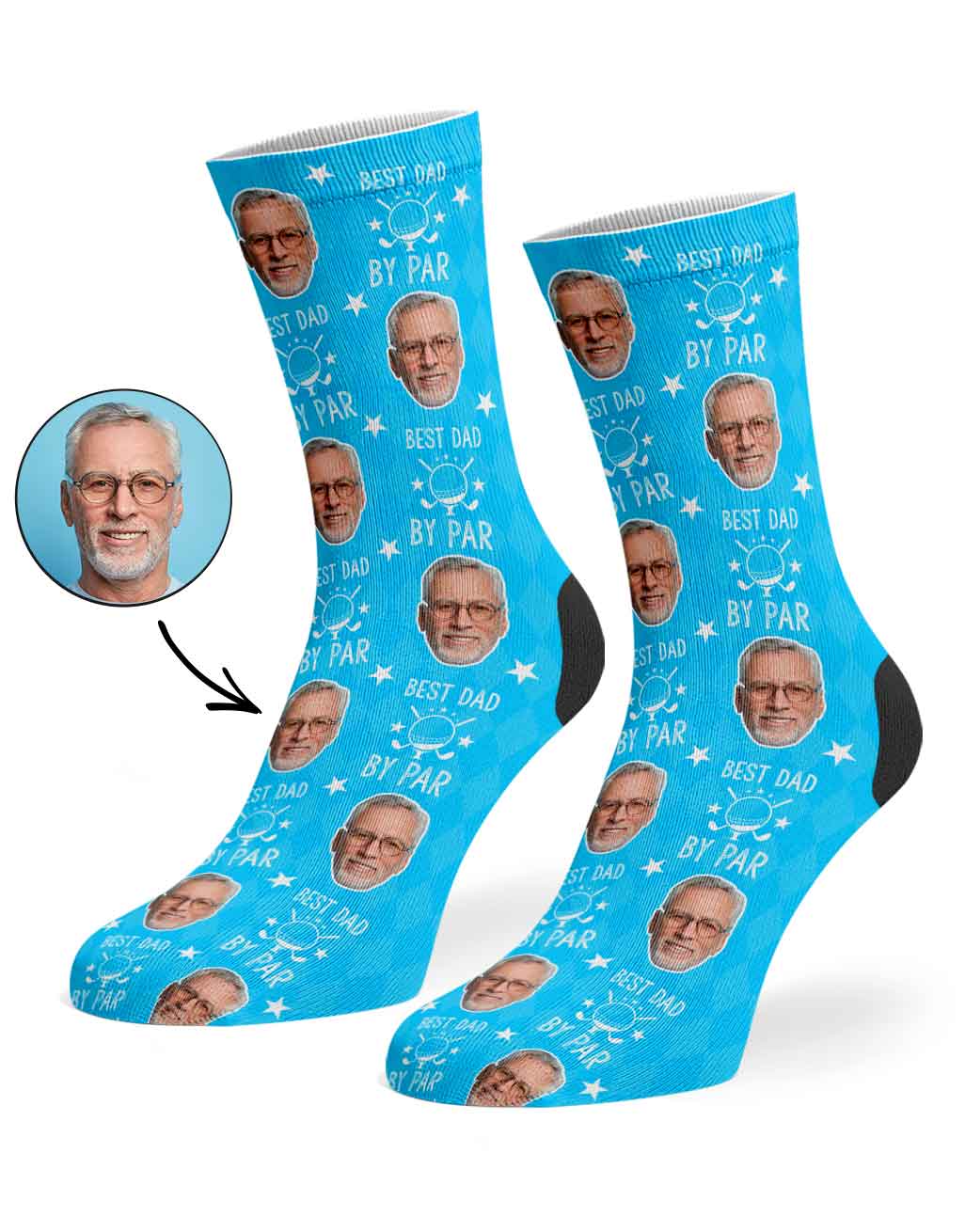 Best Dad By Par Socks