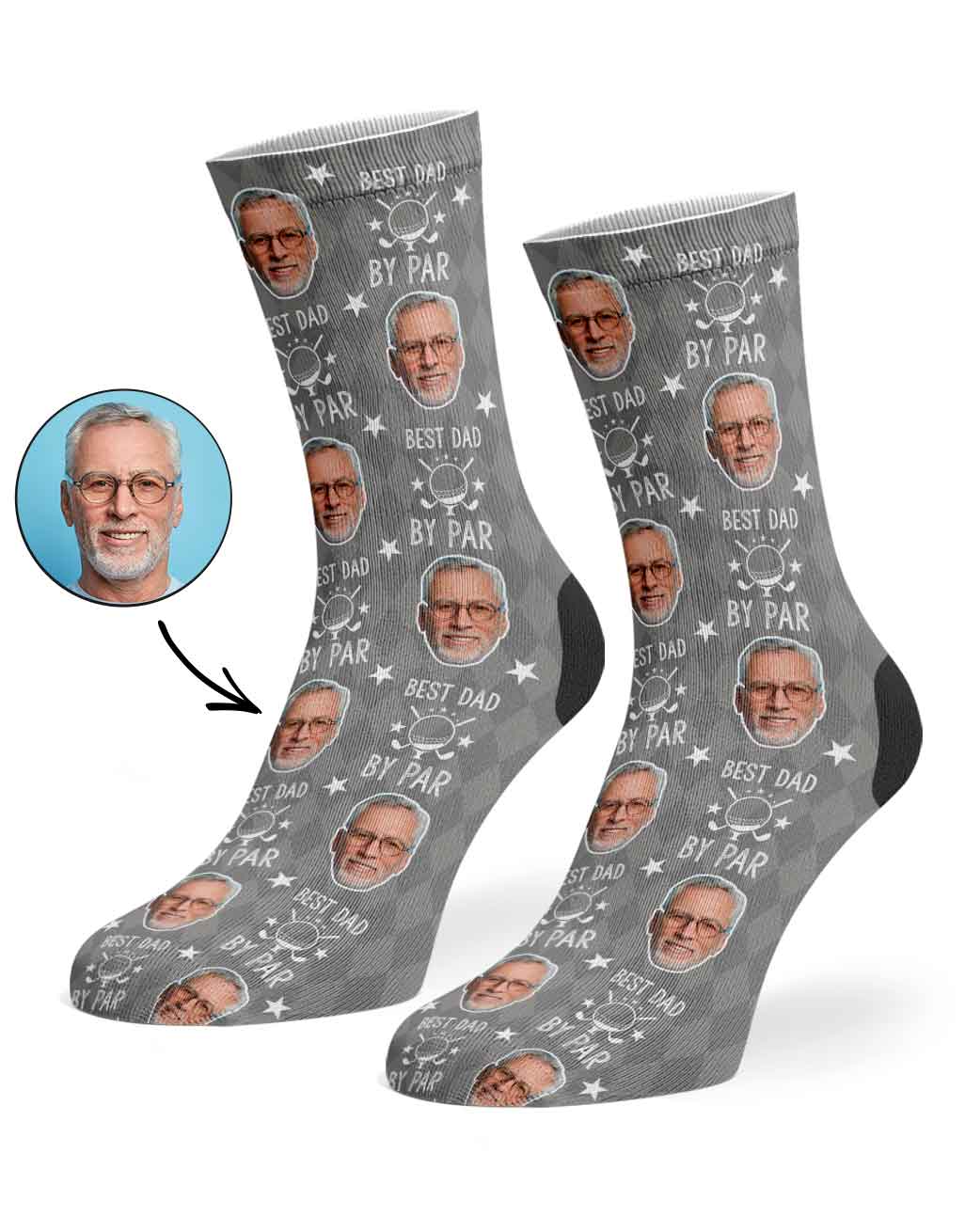 Best Dad By Par Socks