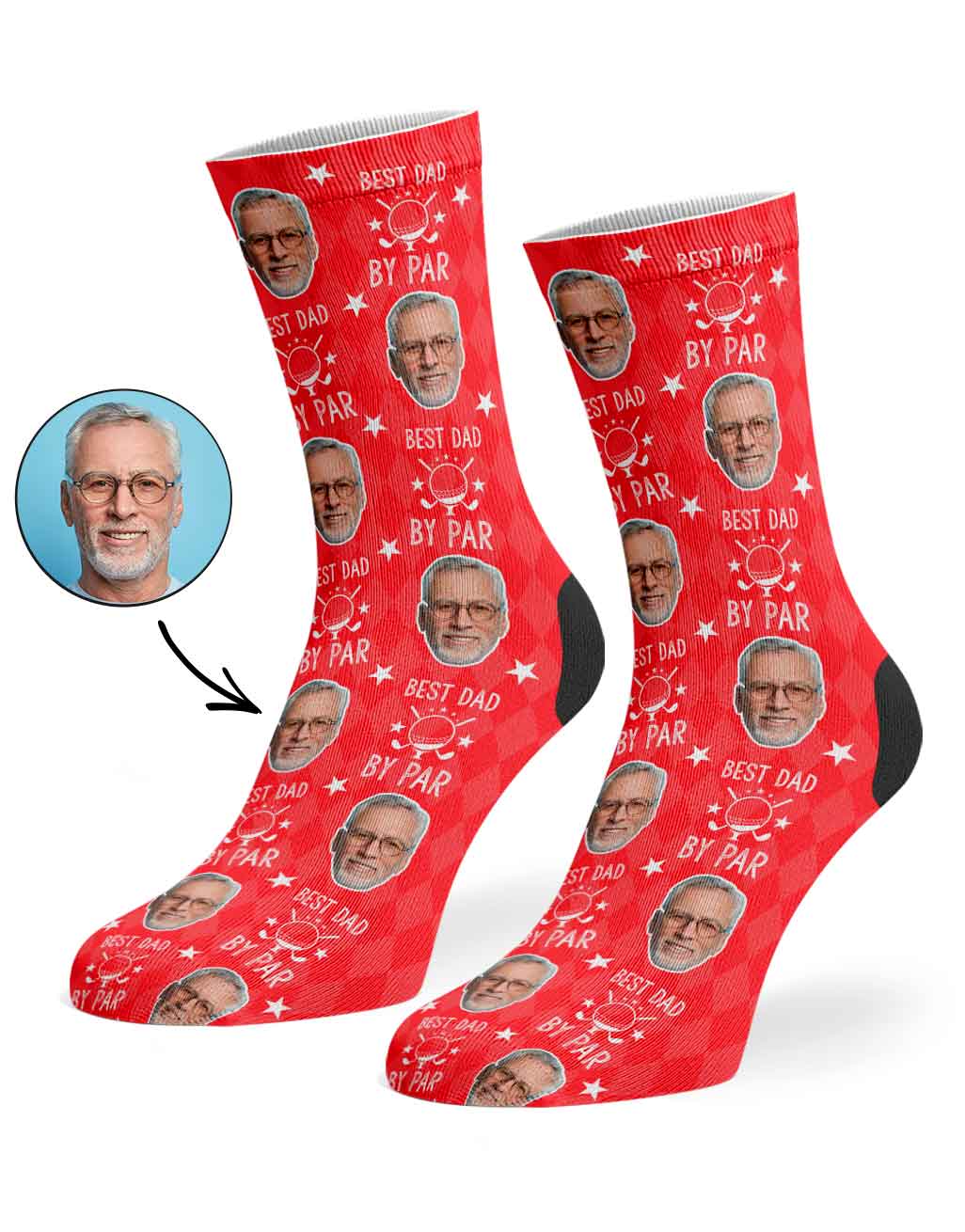 Best Dad By Par Socks