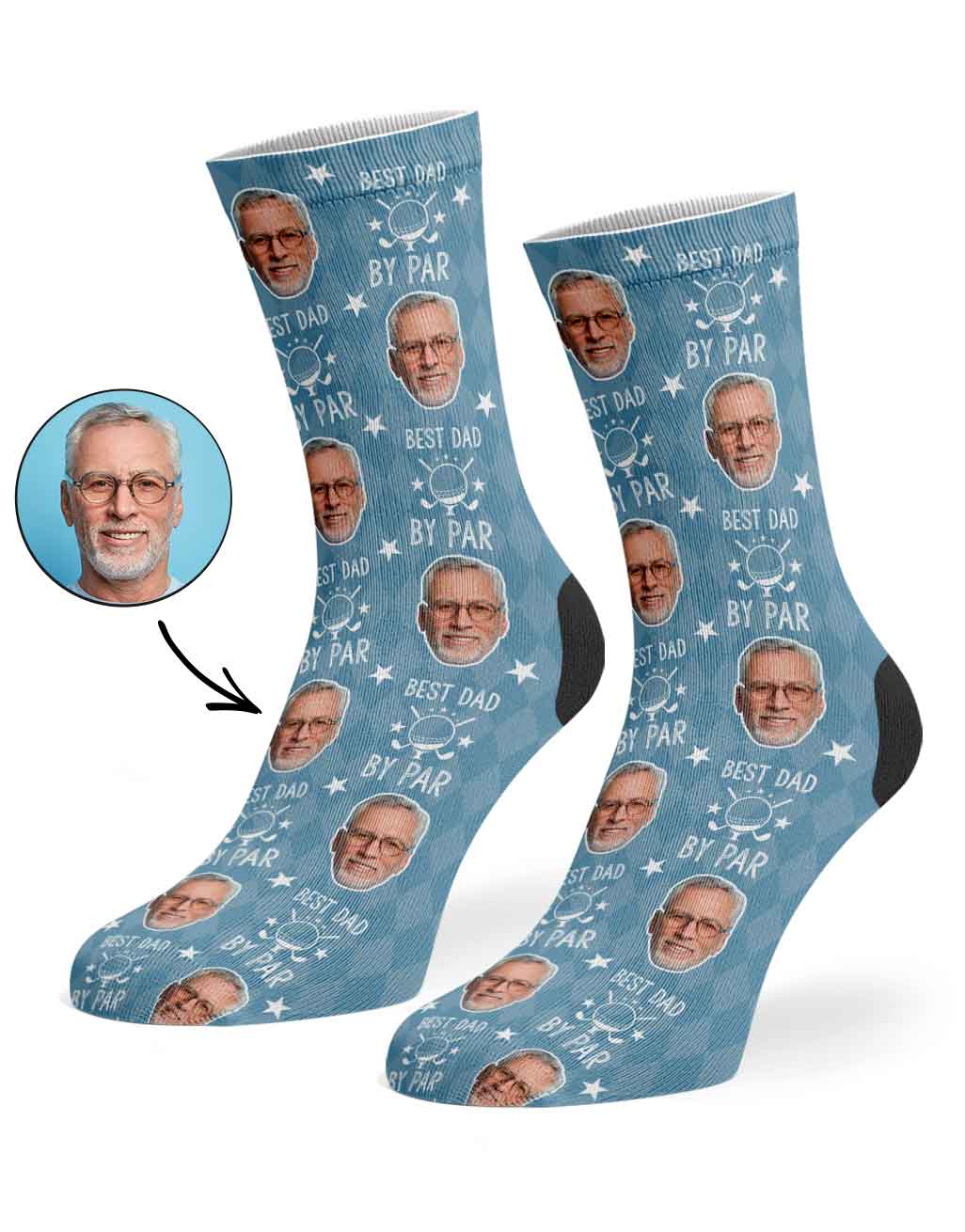 Best Dad By Par Socks