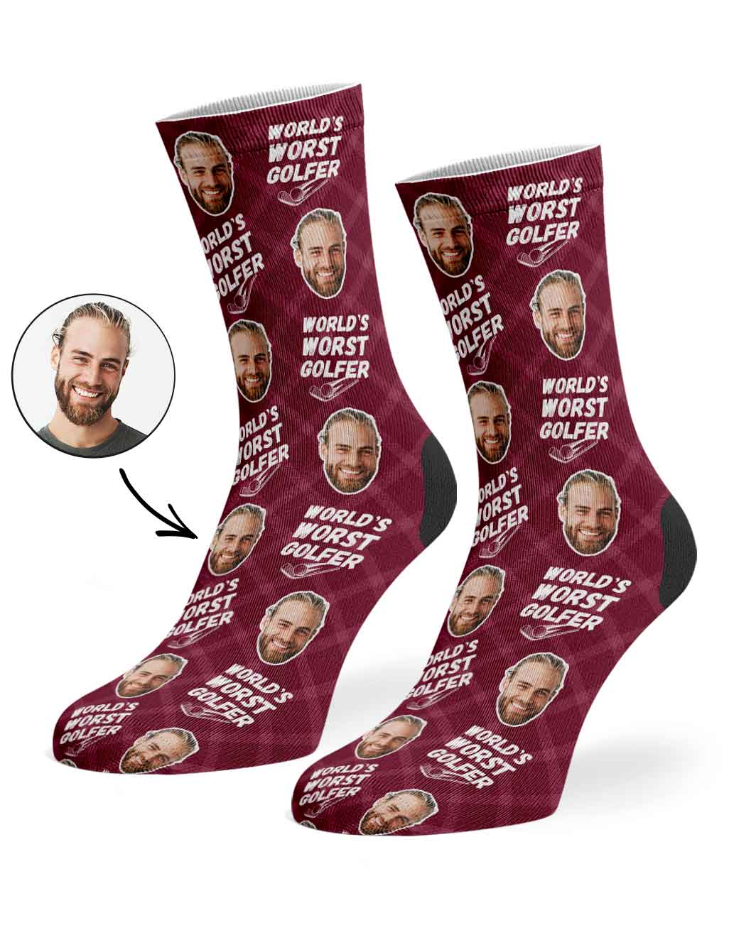 World's Worst Golfer Socks